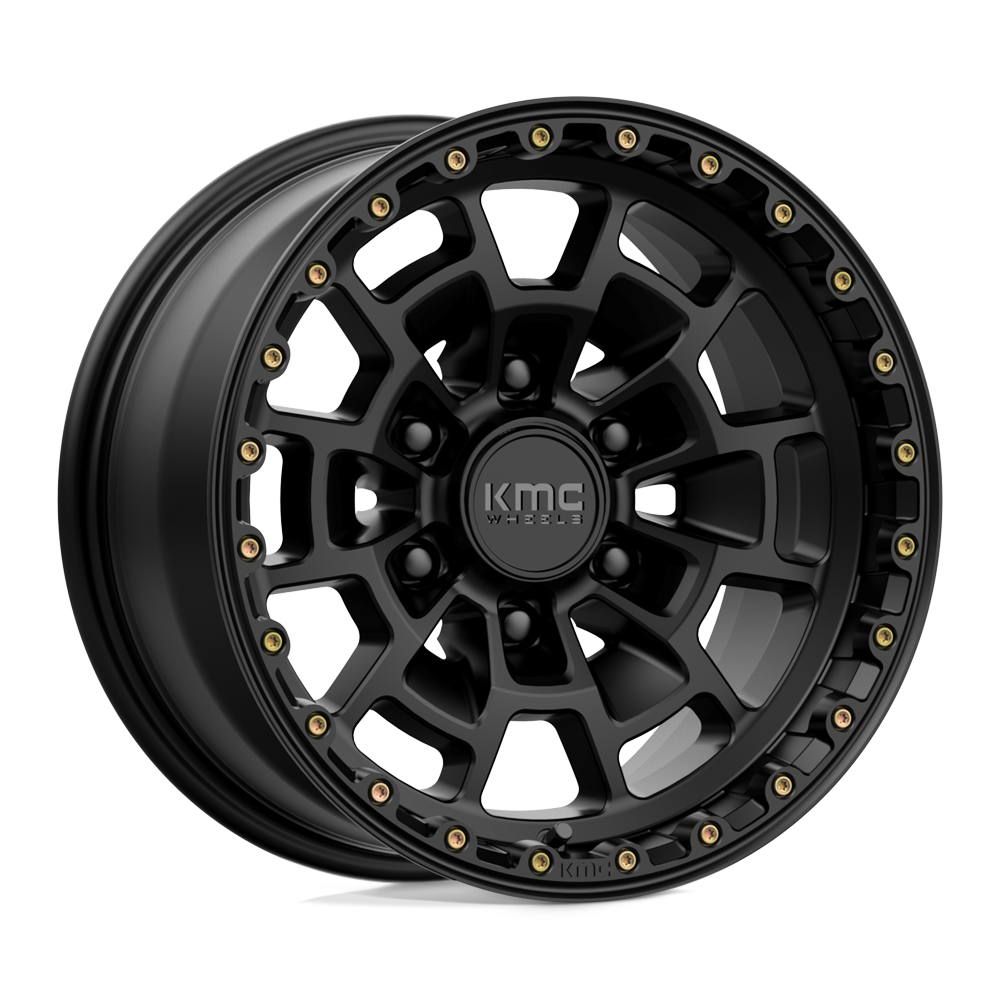 KMC Wheels -KM718 17X8.5 5X5 S-BLK 00MM- JT/JL/JK