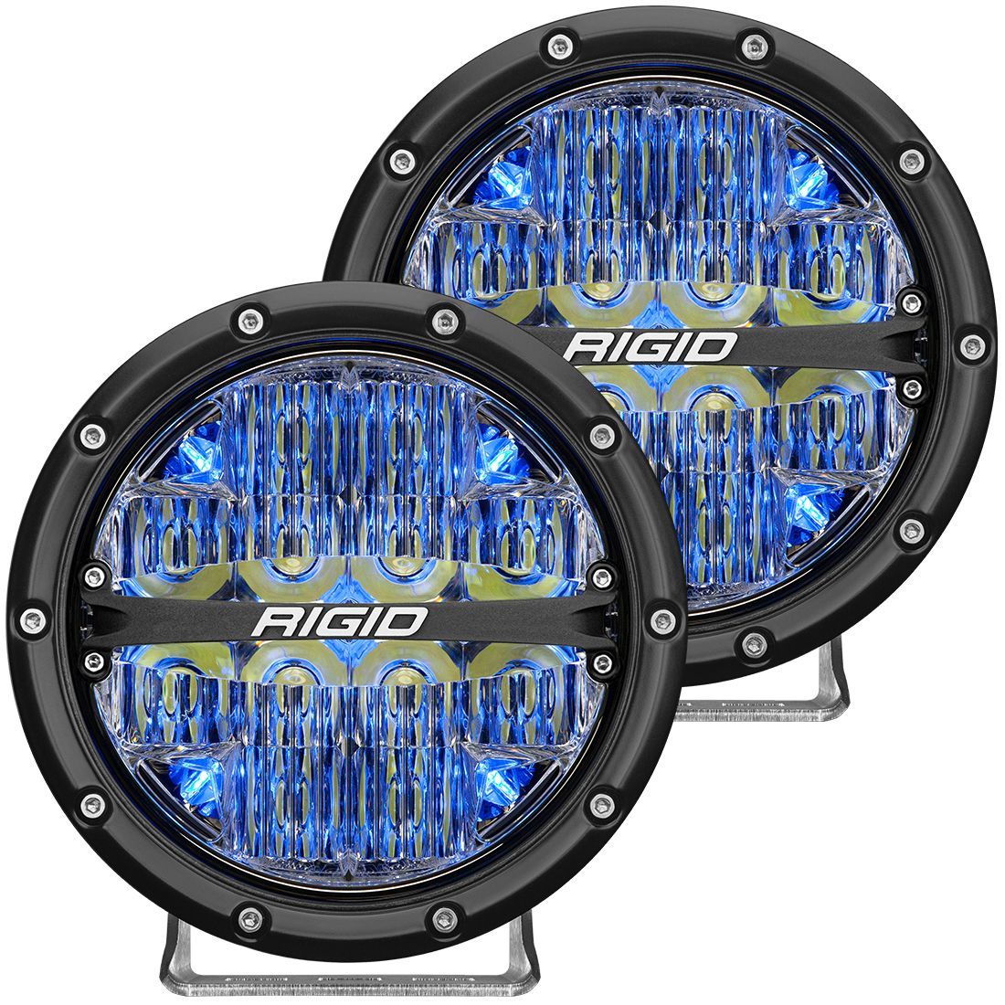 360 Series 6 Inch LED Drive Optic Blue Backlight
