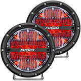 360 Series 6 Inch LED Drive Optic Red Backlight