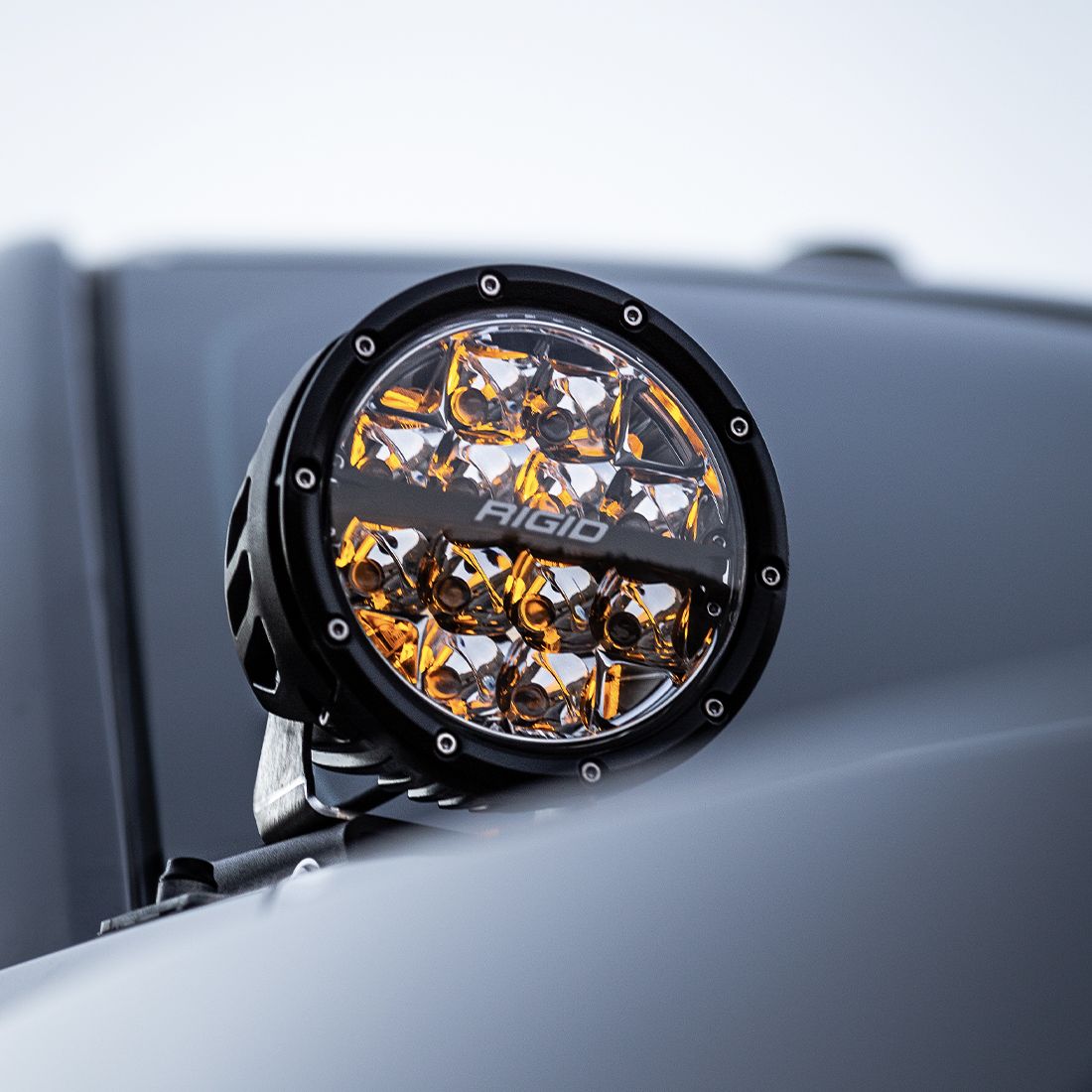 360 Series 6 Inch LED Drive Optic Amber Backlight