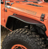 Rugged Ridge HD Front Steel Tube Fenders, Pair - Black  - JL