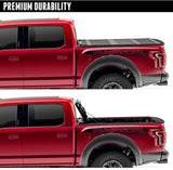 BAK BAKFlip F1 Hard Folding Truck Bed Tonneau Cover | 772227RB | Fits 2019-2024 Dodge Ram 1500 w/RamBox, Fits w/and w/o Multi-Function (Split) Tailgate 5' 7" Bed (67.4")