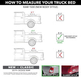 BAK Revolver X2 Hard Rolling Truck Bed Tonneau Cover | 39223 | Fits 2019 - 2024 Dodge Ram 1500, Does Not Fit w/ Multi-Function (Split) Tailgate 6' 4" Bed (76.3")