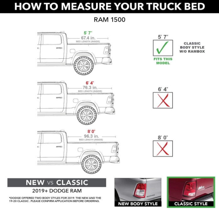 BAK Revolver X4s Hard Rolling Truck Bed Tonneau Cover | 80207 | Fits 2009-2024 Dodge Ram 5' 7" Bed (67.4")