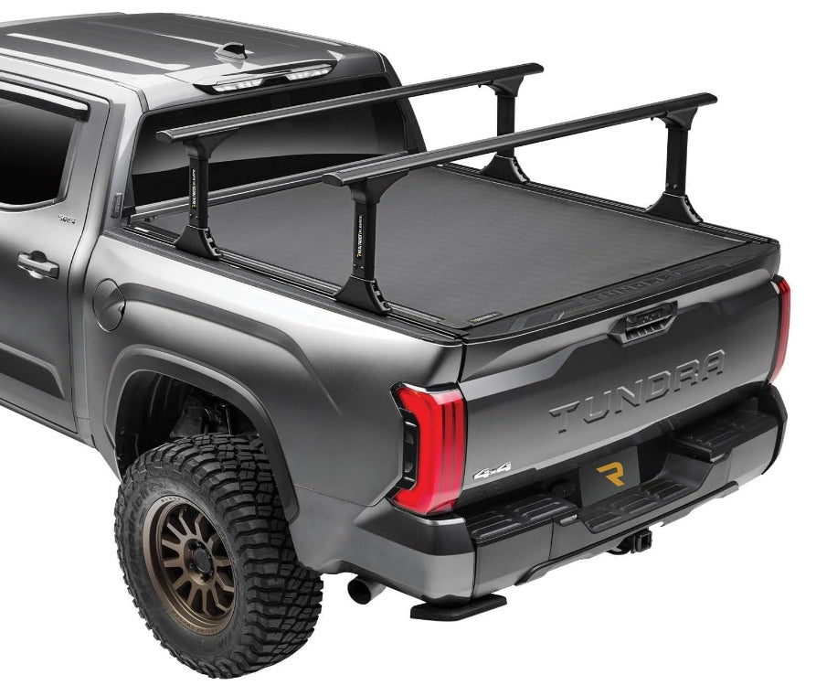 BAK Revolver X4ts Hard Rolling Truck Bed Tonneau Cover | 80409TRK | Fits 2007-2021 Toyota Tacoma (w Track System) Won't fit Trail Special Edition Storage Boxes 5' 7" Bed (68.4")