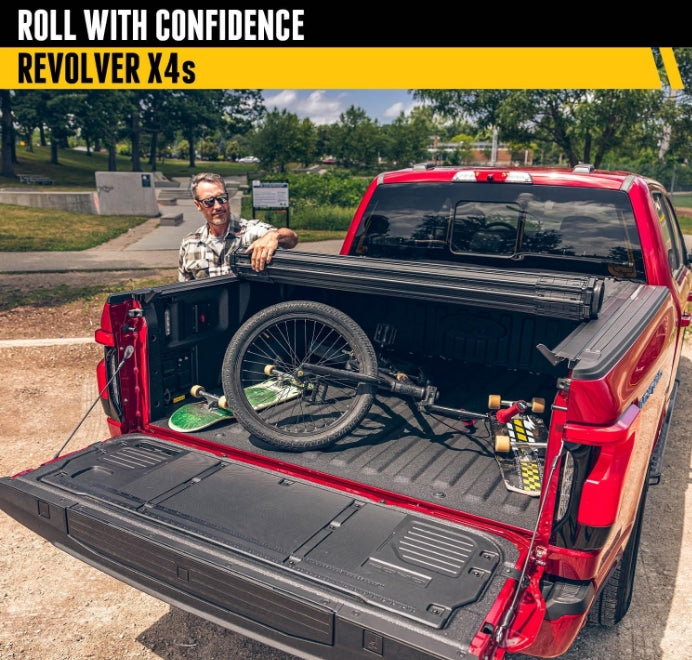 BAK Revolver X4s Hard Rolling Truck Bed Tonneau Cover | 80409 | Fits 2007-2021 Toyota Tundra w/o OE Track System 5' 7" Bed (66.7")