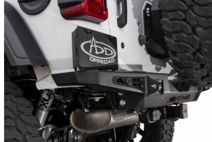 Addictive Desert Designs Stealth Fighter HD Rear Bumper w/ Backup Sensors - JL