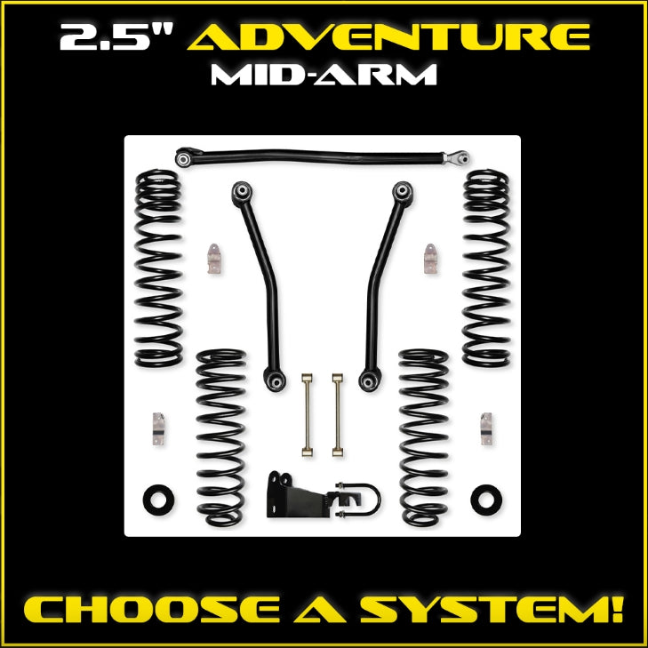 Jeep JK (2DR) 2.5" Adventure System