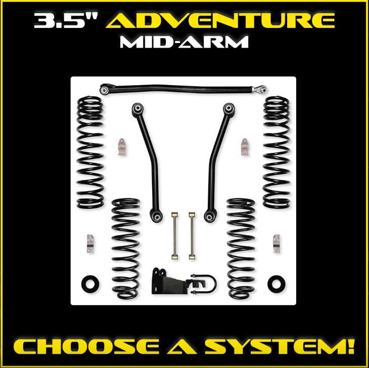 Jeep JK (2DR) 3.5" Adventure System