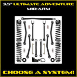 Jeep JK (2DR) 3.5" Ultimate Adventure System