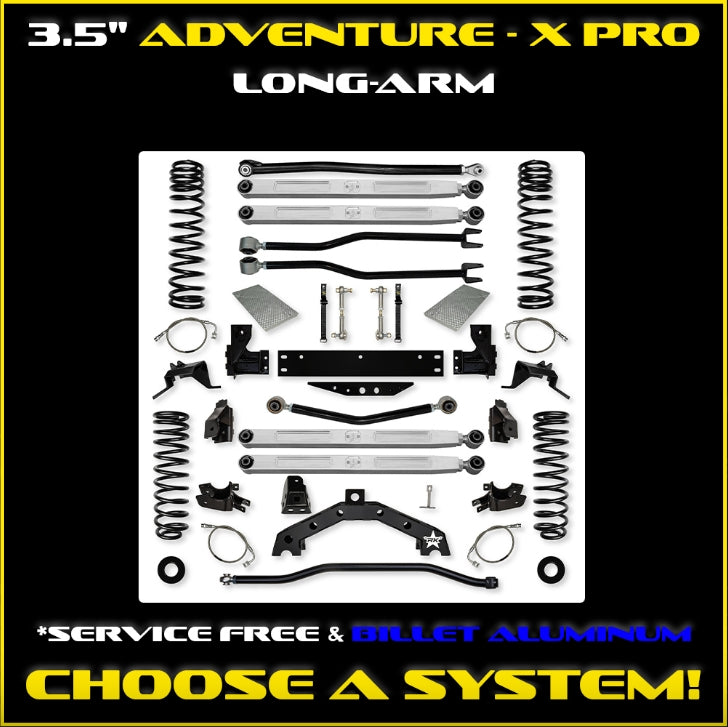 Jeep JK (2DR) 3.5" Adventure - X PRO Long-Arm System