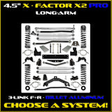 Jeep JK (2DR) 4.5" X - Factor X2 PRO Long-Arm System
