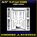 Jeep JKU (4DR) 4.5" X-Factor PRO Mid-arm System