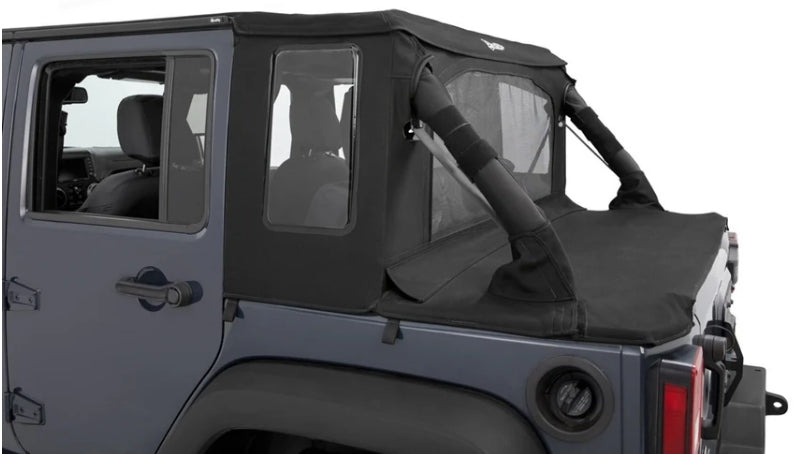 Bestop Halftop Soft Top Conversion Kit - Black Diamond - JK 2DR