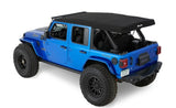 Bestop Supertop Squareback Soft Top - Black Diamond - JLU 4DR