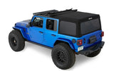 Bestop Supertop Squareback Soft Top - Black Diamond - JLU 4DR