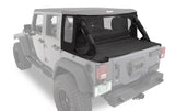 Bestop Halftop Soft Top Conversion Kit, Black Twill - JK 4DR