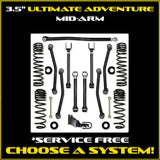 Jeep JL (2DR) 3.5" Ultimate Adventure Mid-arm System