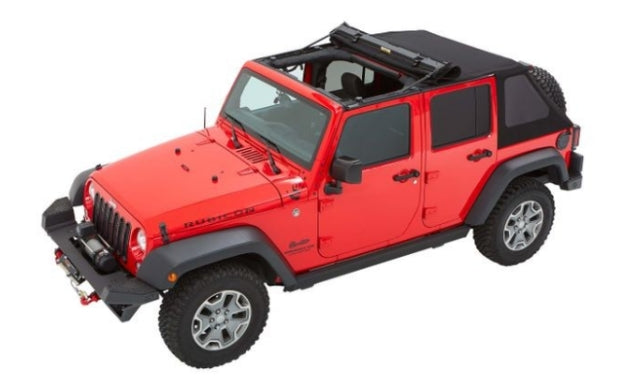 Bestop Trektop NX Plus Soft Top Twill Black - JK 4DR