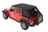 Bestop Trektop NX Plus Soft Top Twill Black - JK 4DR