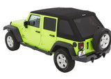 Bestop Trektop Glide Convertible Soft Top Black Diamond  - JK 4DR