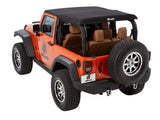 Bestop Trektop NX Glide Convertible Soft Top Black Diamond - JK 2DR