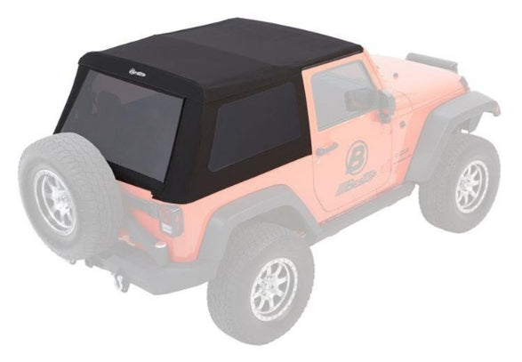 Bestop Trektop NX Glide Convertible Soft Top Black Diamond - JK 2DR