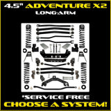 Jeep JL (2DR) 4.5" Adventure - X2 Long-Arm System