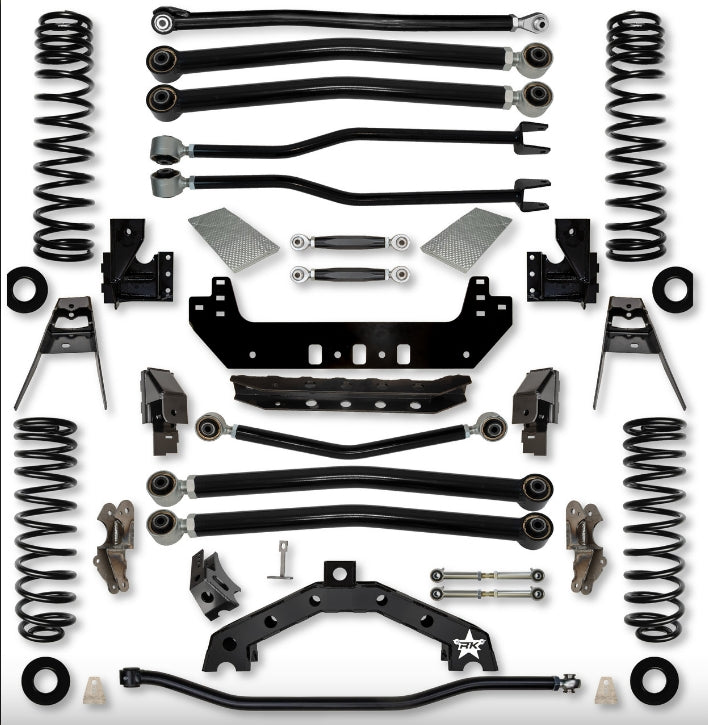 Jeep JL (2DR) 4.5" Adventure - X2 "No-Limits" Long-Arm System (RUBICON)