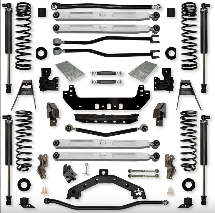 Jeep JL (2DR) 4.5" Adventure - X PRO "No-Limits" Long-Arm System (RUBICON)