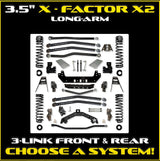 Jeep JL (2DR)  3.5" X - Factor X2 Long-Arm System
