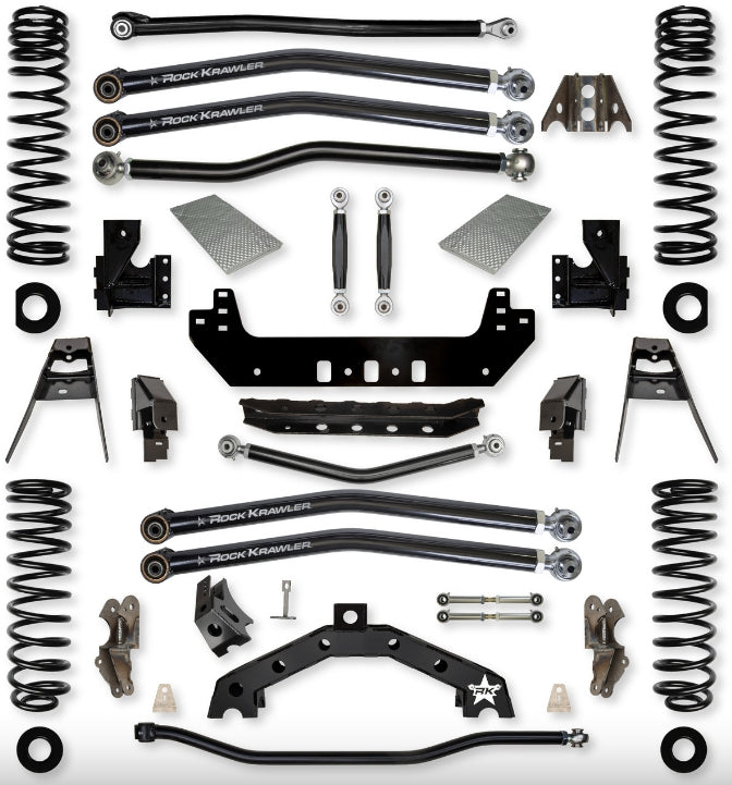 Jeep JL (2DR) 3.5" X - Factor X2 "No-Limits" Long-Arm System (RUBICON)