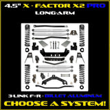 Jeep JL (2DR) 4.5" X - Factor X2 PRO Long-Arm System