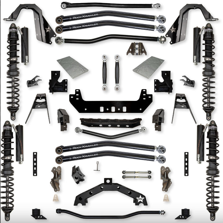 Jeep JL (2DR) 4.5" X - Factor X2 "No-Limits" Long-Arm System (RUBICON)