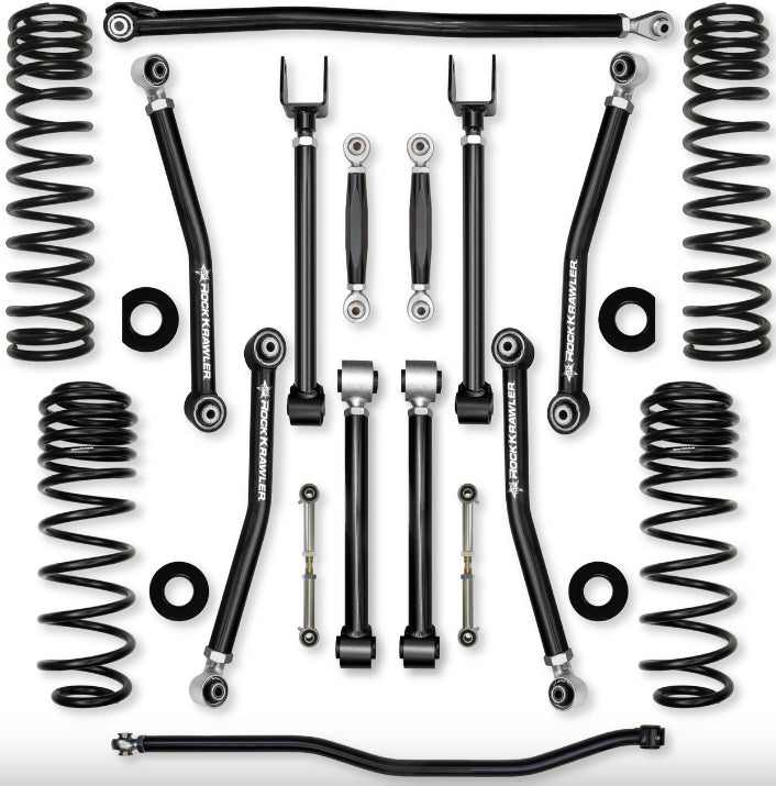 Jeep JLU (4DR) 4.5" Adventure - X 392 Mid-arm "No-Limits" System (RUBICON)