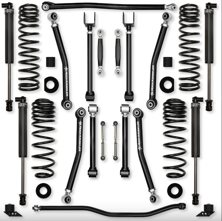 Jeep JLU (4DR) 4.5" Adventure - X 392 Mid-arm "No-Limits" System (RUBICON)