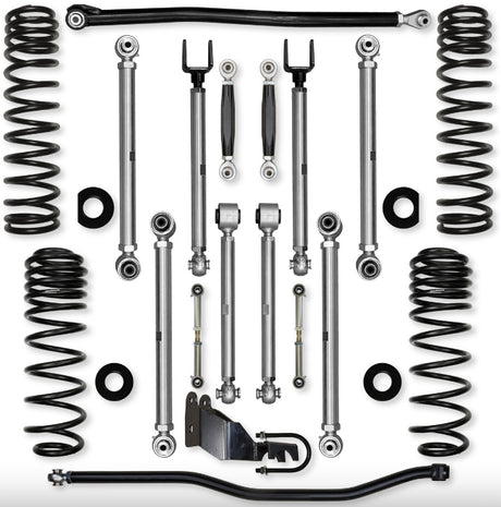 Jeep JLU (4DR)  3.5" Diesel X-Factor PRO Mid-arm "No-Limits" System (RUBICON)