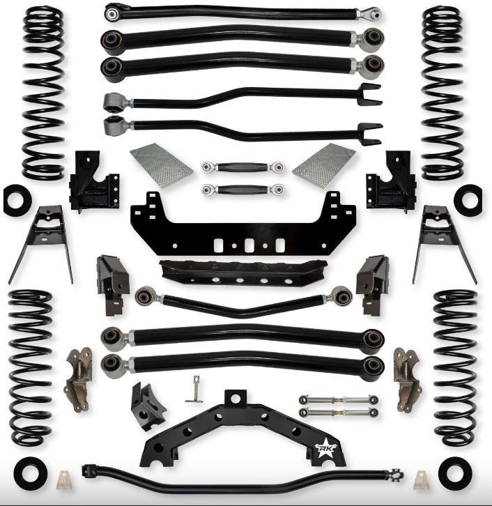 Jeep JLU (4D) 3.5" Adventure - X2 "No-Limits" 392 Long-Arm System