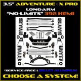 Jeep  JLU (4DR) 3.5" Adventure - X PRO "No-Limits" 392 Long-Arm System