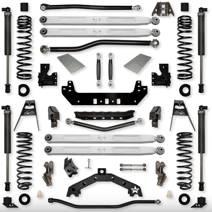 Jeep JLU (4D) 4.5" X - Factor X2 PRO 392 "No-Limits" Long-Arm System (RUBICON)