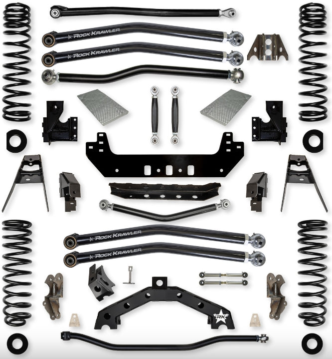 Jeep JLU (4DR) 4.5" X - Factor X2 "No-Limits" Diesel Long-Arm System (RUBICON)