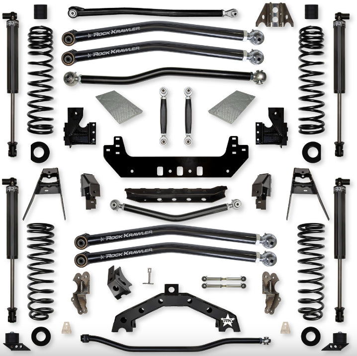 Jeep JLU (4DR) 4.5" X - Factor X2 "No-Limits" Diesel Long-Arm System (RUBICON)