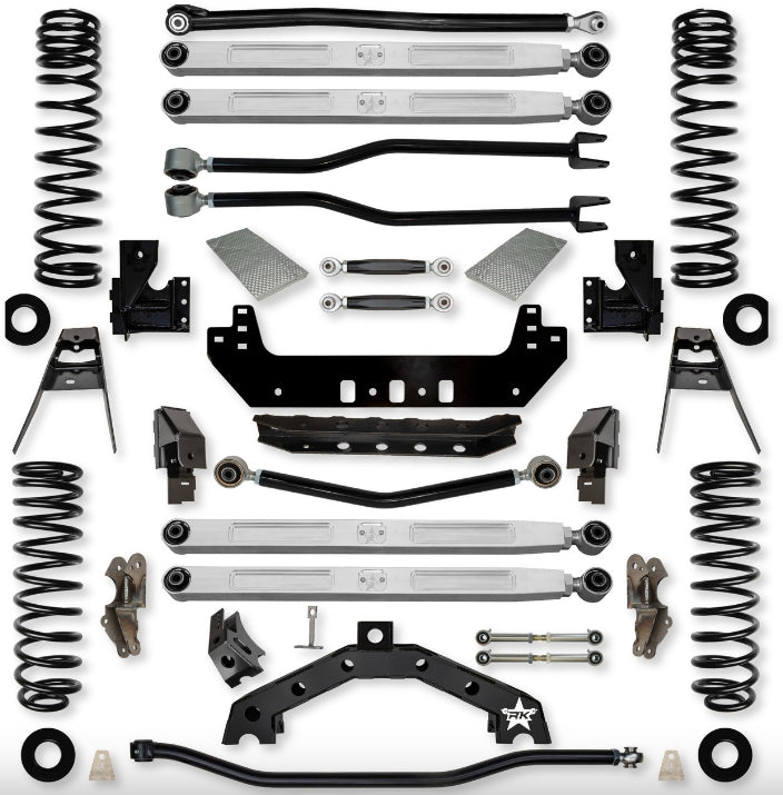 Jeep JLU (4DR) 4.5" Adventure - X PRO "No-Limits" Long-Arm System (RUBICON)