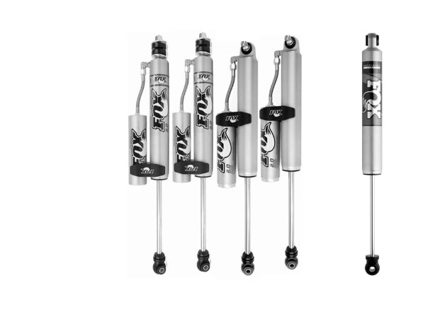 Fox 2.0 Remote Reservoir Performance Complete Shock Kit w/ Stabilizer (1.5-3.5in Lift) - JK