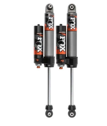 Fox Elite Series 2.5 Reservoir Rear Shocks 0-1.5in Lift, Pair - JL