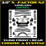 Jeep JT Gladiator 3.0" Diesel X-Factor X2 Long-Arm System