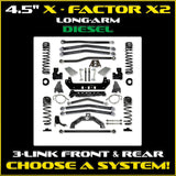 Jeep JT Gladiator 4.5" Diesel X-Factor X2 Long-Arm System