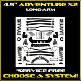 Jeep JT Gladiator 4.5" Adventure X2 Long-Arm System