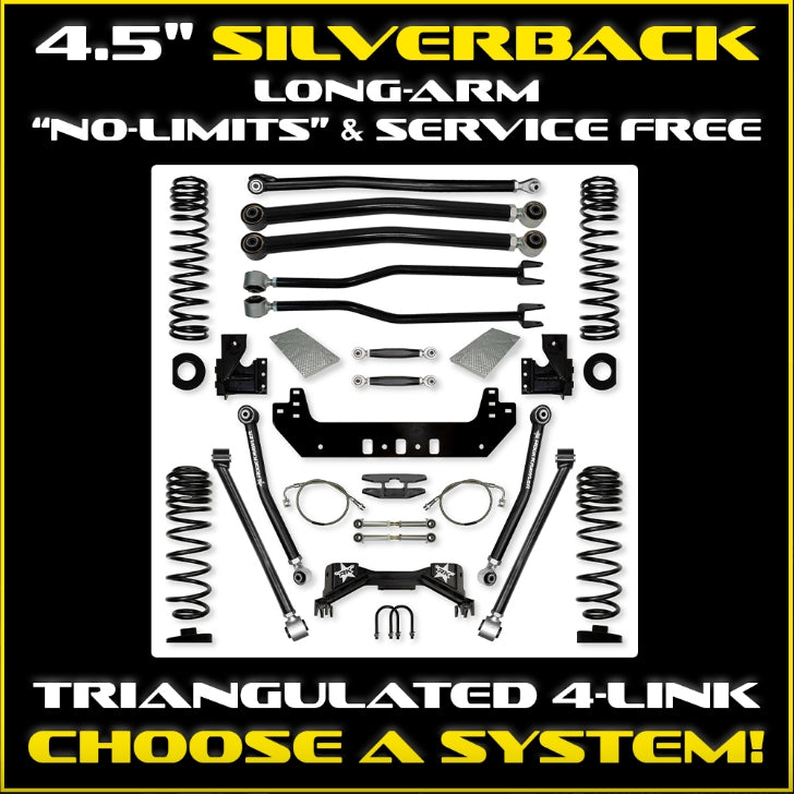 Jeep JT Gladiator 4.5 Inch  Silverback "No-Limits" System (RUBICON)