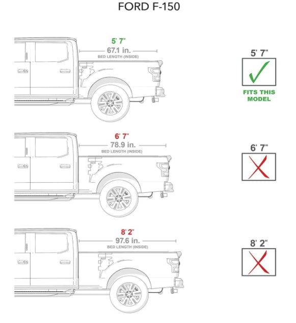 BAK Revolver X4s Hard Rolling Truck Bed Tonneau Cover | 80339 | Fits 2021-2024 Ford F-150 (incl. Raptor/Lightning) 5' 7" Bed (67.1")